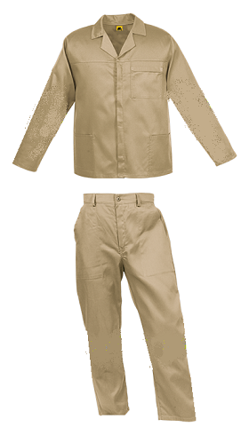 Khaki conti suit | Taurus Workwear